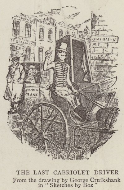 Son Cabrio Sürücüsü by George Cruikshank