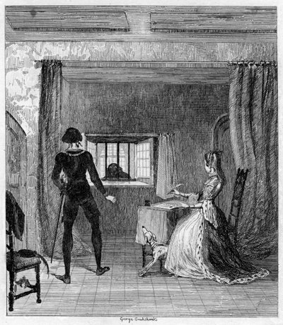 ölüm emri, 1840 by George Cruikshank