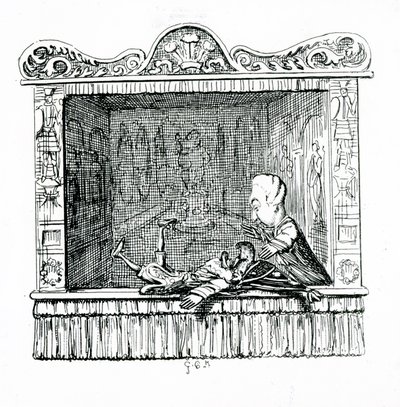 Bay Punch ile doktor by George Cruikshank