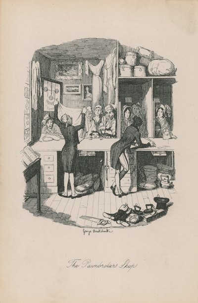 tefeci dükkanı by George Cruikshank