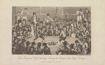 Tom, Jerry ve Logic, Tommy the Sweep'i destekliyor by George Cruikshank