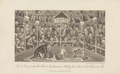 Tom & Jerry küstahlığını sergiliyor... by George Cruikshank