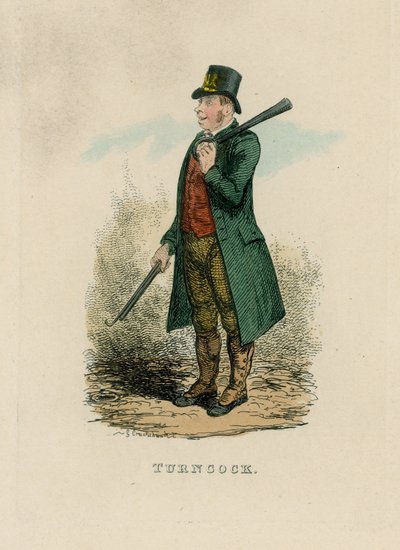 Turncock by George Cruikshank
