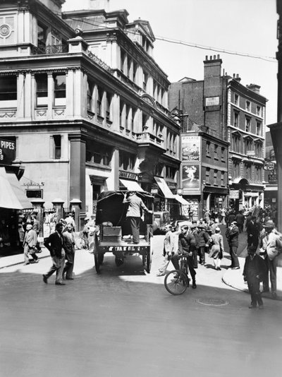 Leadenhall Caddesi batıya bakıyor, Londra Şehri, 1933