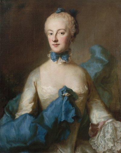 Bavyera Düşesi Maria Anna Josepha 1734-1776, Baden-Baden Uçbağı, c.1750. by George Desmarées