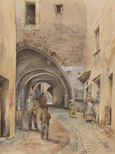 San Remo, 3 Ocak 1878 by George Douglas Tinling