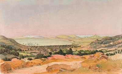 Cape Town, 1862 dolayları (suluboya) by George E.L.S. Sanford