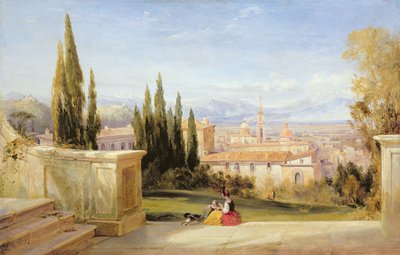 İtalyan manzarası by George Edwards Hering