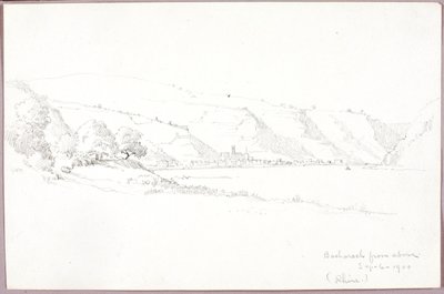 Yukarıdan Bacharach (Rhine) by George Elbert Burr
