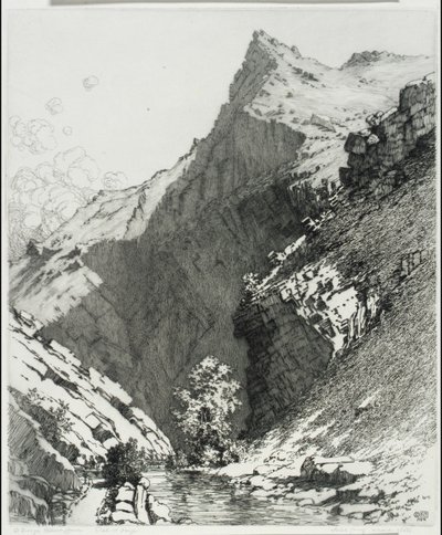 Bear Creek Kanyonu, Denver, Colorado by George Elbert Burr