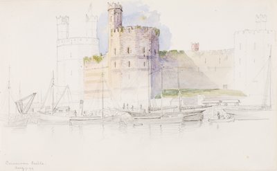Caernarvon Kalesi by George Elbert Burr