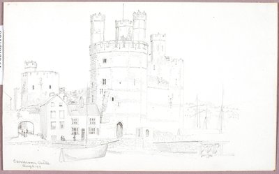Caernarvon Kalesi by George Elbert Burr