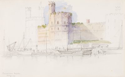 Caernarvon Kalesi, 1899. by George Elbert Burr