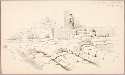 Sokak Geçidi, Pompeii by George Elbert Burr