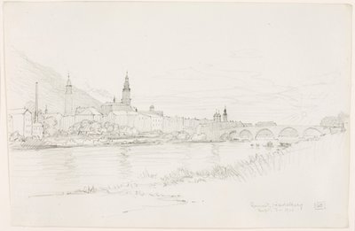 Günbatımı, Heidelberg by George Elbert Burr