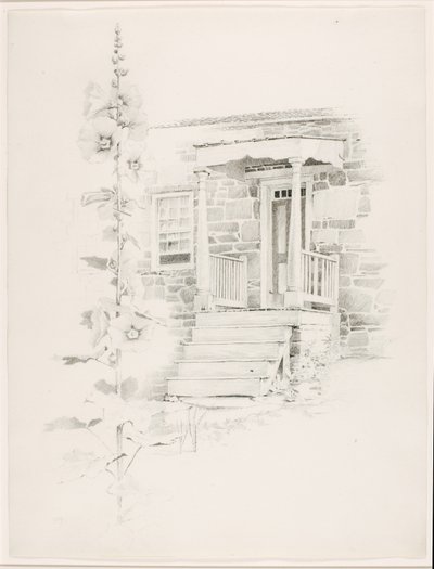 İsimsiz (Hollyhock) by George Elbert Burr