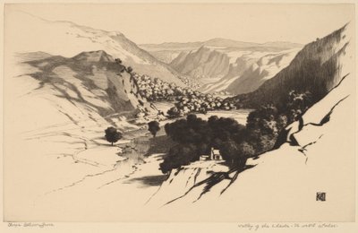 Lledr Vadisi, Kuzey Galler (no.1) by George Elbert Burr