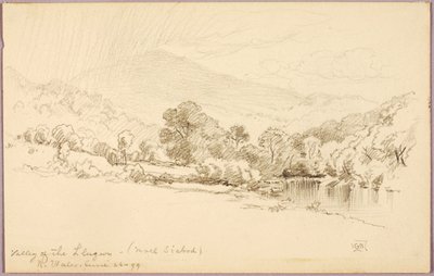 Llugwy Vadisi (Moel Siabod), Kuzey Galler by George Elbert Burr