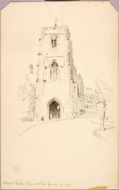 West Gate, Warwick by George Elbert Burr
