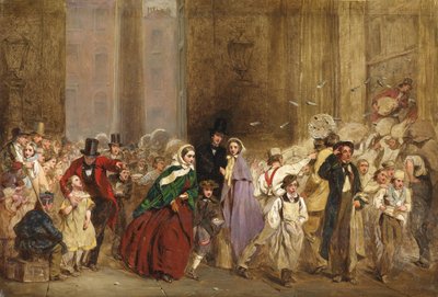 Genel Postane İçin Bir Eskiz, Bir Dakikadan Altıya Kadar, 1860 by George Elgar Hicks