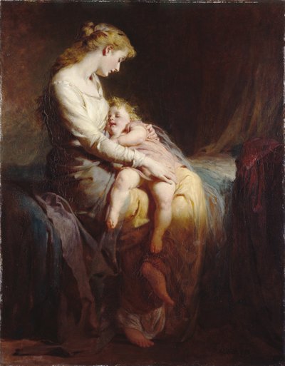 Anne ve Çocuk by George Elgar Hicks