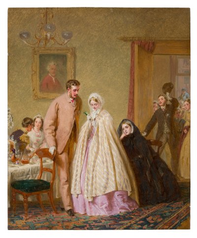 ದಿ ವೆಡ್ಡಿಂಗ್ ಬ್ರೇಕ್ಫಾಸ್ಟ್, 1862 ಟರ್ಕ್ by George Elgar Hicks