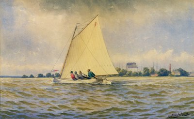 Tuck Up, 1887 (kağıt üzerine sulu boya) by George Emerick Essig