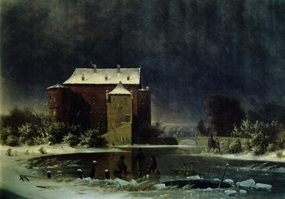 Kardaki Perili Ev, 1848 (petrol) by George Emil Libert