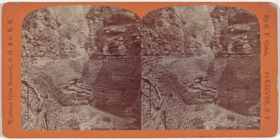 Watkins Glen Manzarası, Spiral Gorge by George F. Gates
