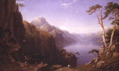 Loch Maree, Ross ve Cromarty by George Fennel Robson