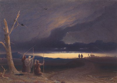 Heath'te Macbeth ve Banquo by George Fennell Robson