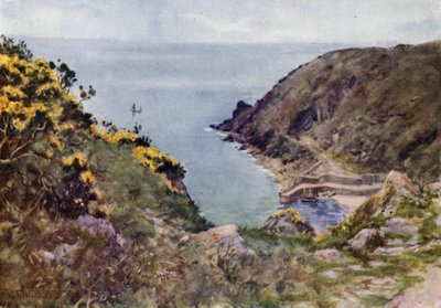 Lamorna Koyu (renkli taş) by George Franck Nicholls