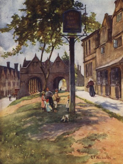 Pazar Salonu, Chipping Campden by George Franck Nicholls