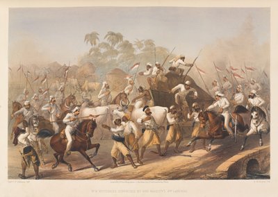 ?Majestelerinin 9. Mızraklıları tarafından şaşırtılan isyancılar?, 1857 by George Francklin Atkinson