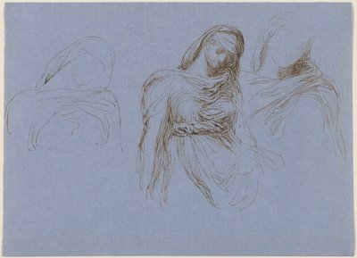 "Zaman ve Ölüm" için Ölüm Çalışması by George Frederic Watts