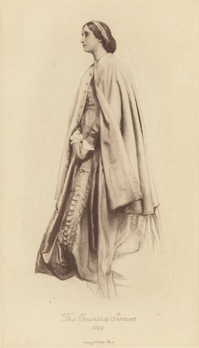 Virginia, Kontes Somers (taş) by George Frederick (after) Watts