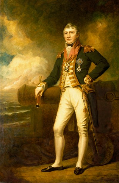 Amiral Sir David Milne (1763-1845) by George Frederick Clarke