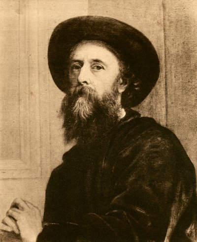 George Frederic Watts, İngiliz Viktorya dönemi ressamı ve heykeltıraş, 1913. by George Frederick Watts