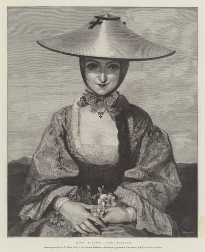 Mary Augusta, Leydi Hollanda by George Frederick Watts