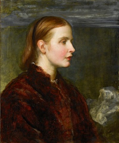 Bayan Eliza Ann Ogilvy, 1866 by George Frederick Watts