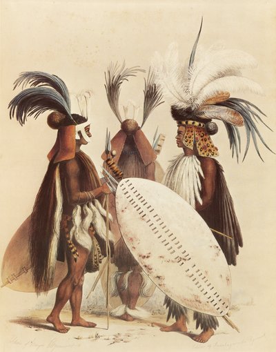 Zulu ordusu by George French Angas