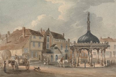 Corn Hill ve Moot Hall, Ipswich by George Frost