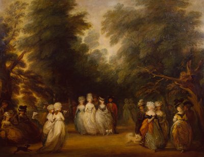 Alışveriş Merkezinde Gezinen Bayanlar, St.James Park by George Frost