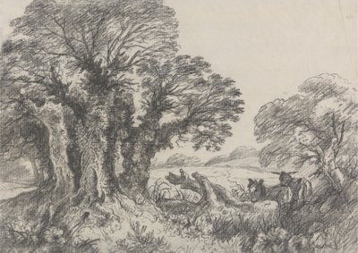 Eşeklerle Manzara by George Frost