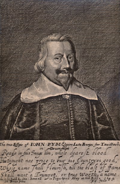 John Pym, İngiliz Parlamenter politikacı, c1644 1894 by George Glover