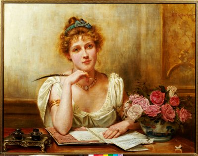 Mektup by George Goodwin Kilburne