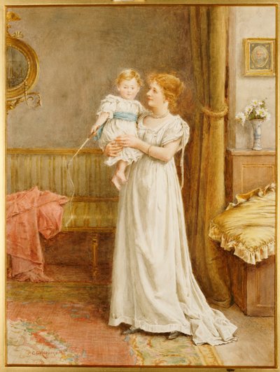 Evin Efendisi by George Goodwin Kilburne
