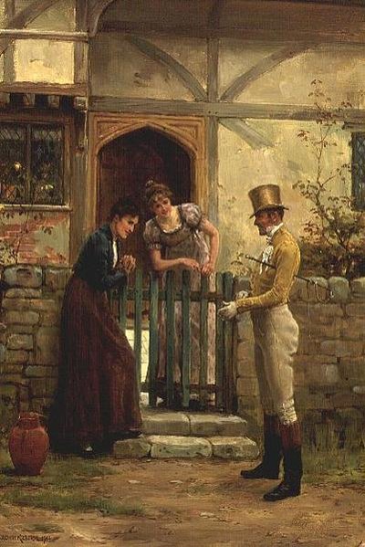 Ziyaretçi by George Goodwin Kilburne