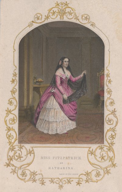 Bayan Fitzpatrick, Hırçın Katharina Evcilleştirme olarak, 1851., 1851. by George Greatbach