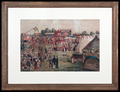 ಕ್ರೊಯ್ಡಾನ್ ಫೇರ್, 1833 (ಬಳಪ) ಟರ್ಕ್ by George Hawkins
